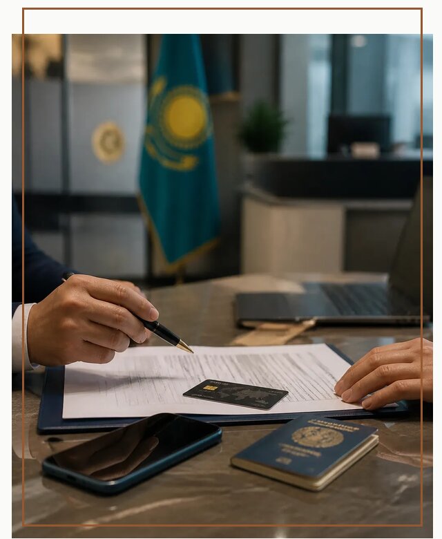 Открытие счета и банковской карты в Казахстане в Тамбове